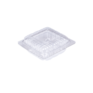 กล่องพลาสติกฝาพับขนาด 6.8x6.8x3.6 ซม. E00