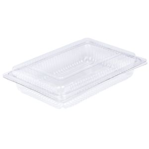 กล่องพลาสติกฝาพับ ขนาด 18.0x12.0x4.4 ซม. E19