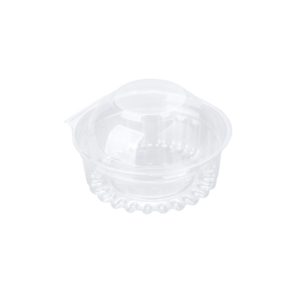 กล่องพลาสติกฝาพับบรรจุอาหาร ขนาด 9.8x7.5 ซม. E71