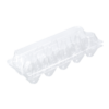 กล่องพลาสติกฝาพับใส่ไข่ไก่ 6 ฟอง ขนาด 11.6×16.1×7.2 ซม. – 6 Cavity Eggs