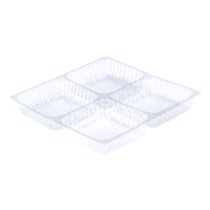 ถาดอเนกประสงค์ สำหรับอาหารแห้งต่างๆ ขนาด 16.3x16.3x2.3 ซม. - PET 10