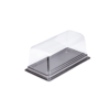 กล่องพับแบ่งหลุม มี 4 ช่อง สำหรับใส่ขนมต่างๆ 4 ชิ้น ขนาด 10.1×10.1×4.3 ซม. – E44