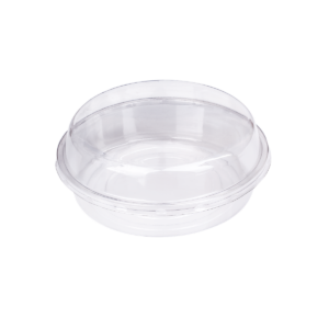 บรรจุภัณฑ์ถาดใสและฝา เหมาะสำหรับใส่สลัด เบเกอรี่ พลาสติกคุณภาพสูง หนา แข็งแรง ขนาด 15.3x6.5 ซม. - Mud Pie