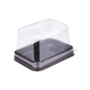 กล่องพับแบ่งหลุม มี 4 ช่อง สำหรับใส่ขนมต่างๆ 4 ชิ้น ขนาด 10.1×10.1×4.3 ซม. – E44