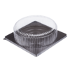 บรรจุภัณฑ์ถาดและฝา เหมาะสำหรับใส่เบเกอรี่ และขนมทั่วไป ขนาด 8.1×11.4×6.5 ซม. – Away Short High