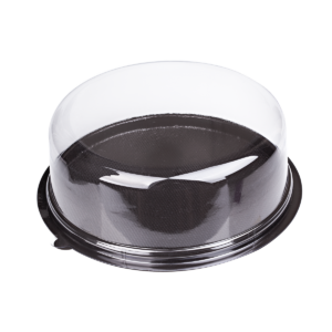 บรรจุภัณฑ์ถาดทรงกลมสีน้ำตาล และฝา เหมาะสำหรับใส่เค้กทรงกลม ขนาด 3 ปอนด์ - Cake 3 Pound Round