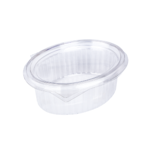 กล่องพับทรงวงรี ขนาด 11.5x15.3x5.5 ซม. Salad Oval Medium