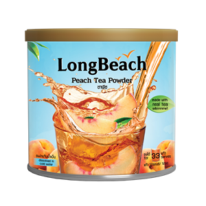 ลองบีชผงชาพีช แบบกระป๋อง