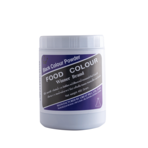 สีผสมอาหาร สีดำชนิดผง ตราวินเนอร์ ขนาด 450 กรัม