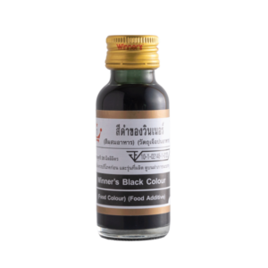 สีผสมอาหาร สีดำ ตราวินเนอร์ ขนาด 28 มล. สีผสมอาหาร สีดำ ตราวินเนอร์ ขนาด 28 มล.