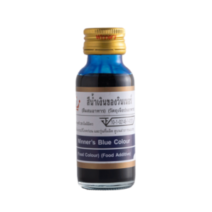 สีผสมอาหาร สีน้ำเงิน ตราวินเนอร์ ขนาด 28 มล. สีผสมอาหาร สีน้ำเงิน ตราวินเนอร์ ขนาด 28 มล.