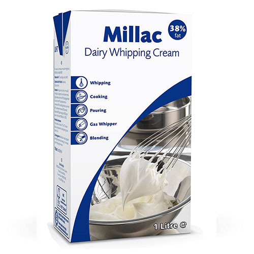 Millac Dairy Whipping Cream 1 Litre