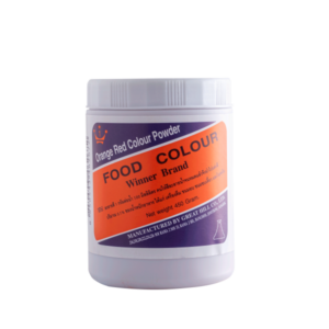 สีผสมอาหาร สีแดงส้มชนิดผง ตราวินเนอร์ ขนาด 450 กรัม