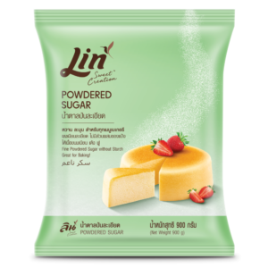 ลิน น้ำตาลป่นละเอียด ขนาด 900 กรัม ลิน น้ำตาลป่นละเอียด ขนาด 900 กรัม