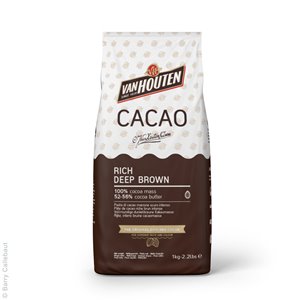 Van Houten Rich deep brown ( 52-56% Cocao butter )