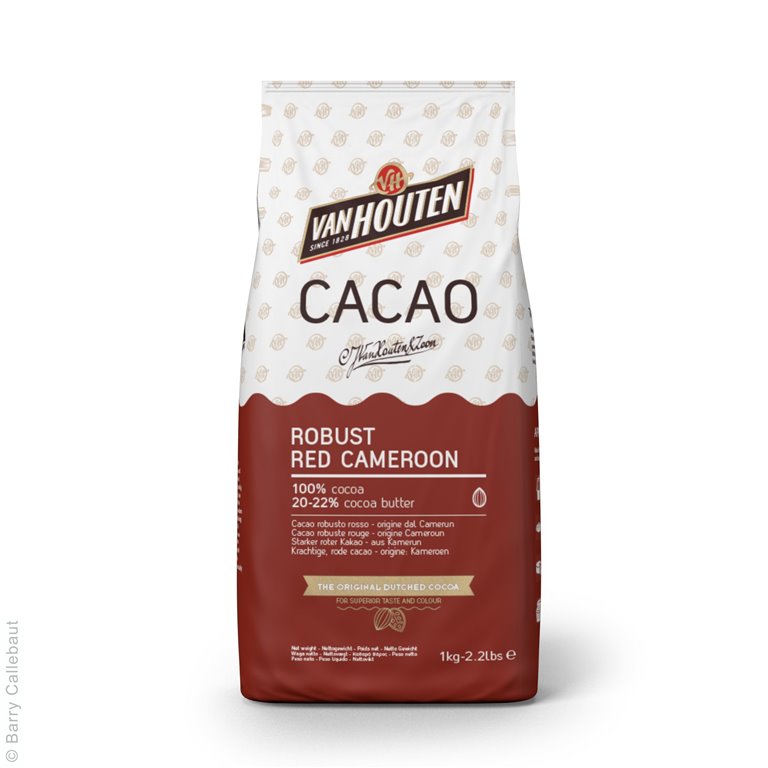 BARRY Cacao Powder Rouge Ultime ชื่อใหม่ของ Van Houten Red Cameroon แวนฮูเต็น เรด แคมเมอรูน ผงโกโก้ 100%