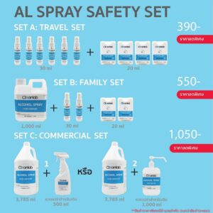 ALCOHOL SPRAY SAFETY SET