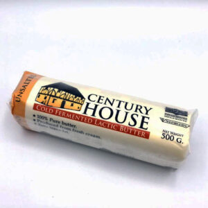เนยสดเซ็นจูรี่เฮ้าส์ ชนิดจืด Century House Cold Fermented Lactic Butter Unsalted 500 g