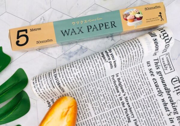 Wax Paper ลายหนังสือพิมพ์